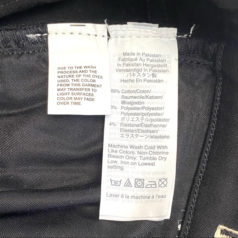 NWOT Madewell High Waist Skinny Jeans Black 25 - Picture 12 of 12